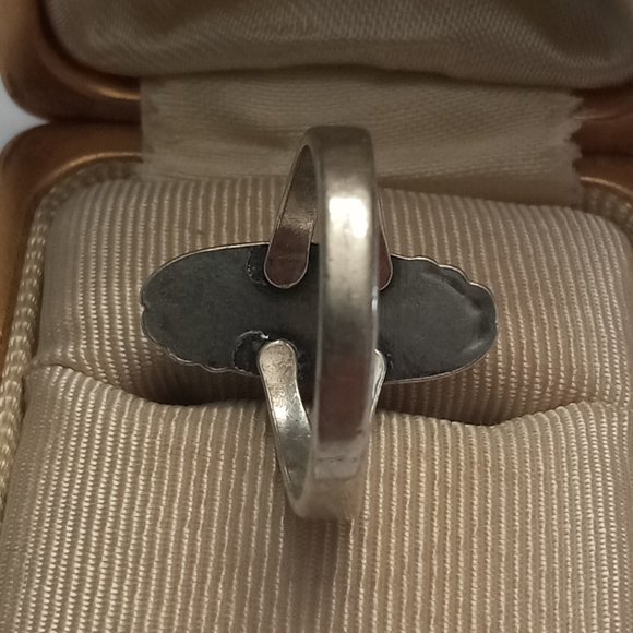 Vintage Bell Trading Post Sterling Silver and Turquoise Ring - Picture 3 of 8